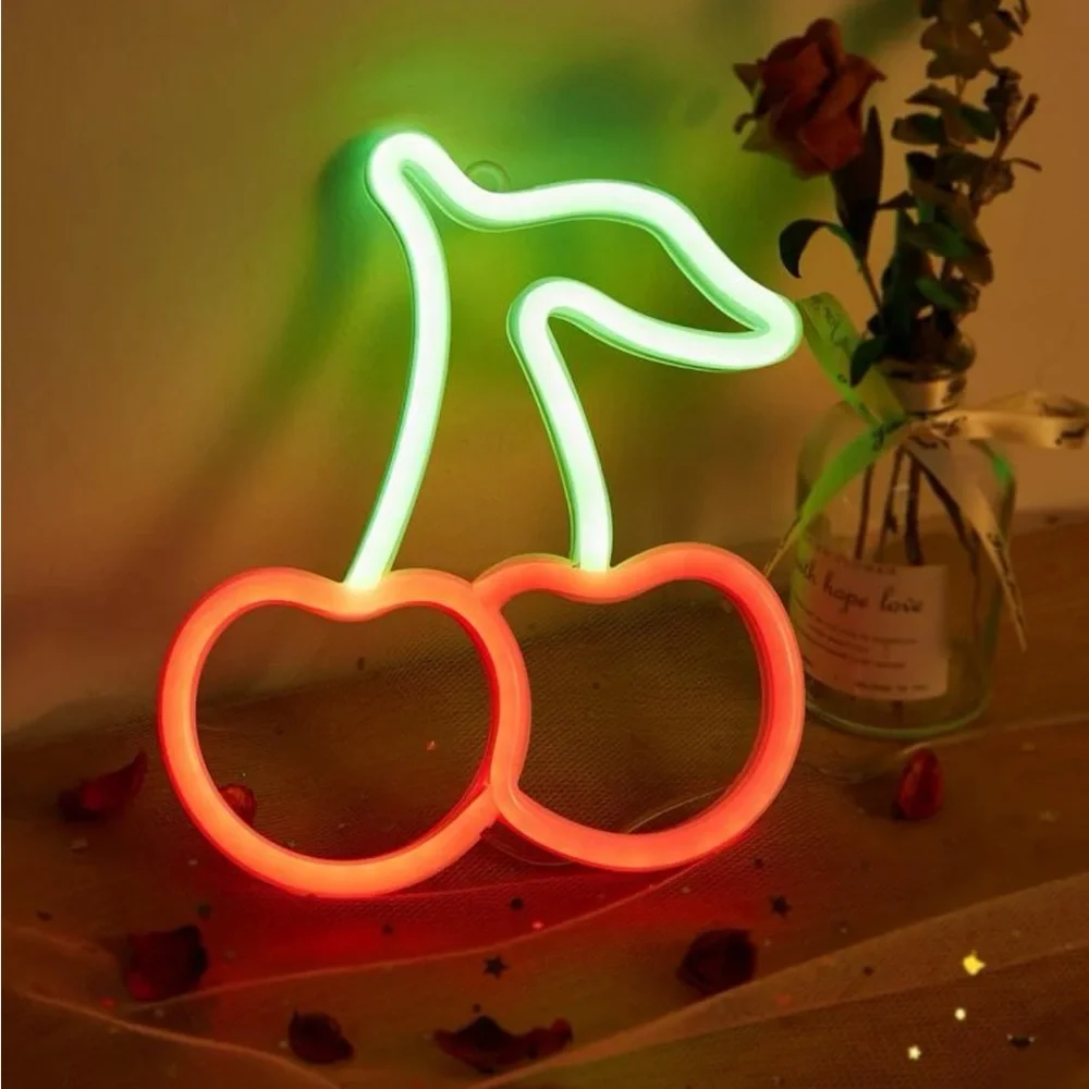 Cherry Neon Light - Picture 1 of 2